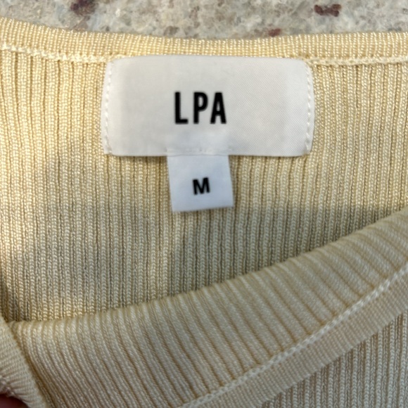 REVOLVE LPA off the shoulder sweater top medium - Picture 5 of 9